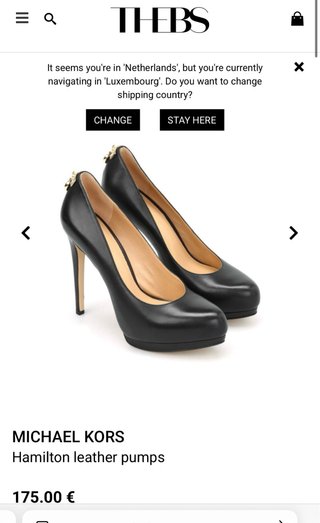 Zapatos Michael Kors Piel Negra Tacón