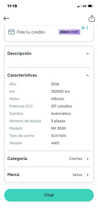Lexus Nx 300H 2016