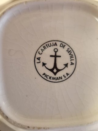 Azucarero de La Cartuja de Sevilla Pickman