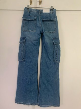 Pantalones vaqueros cargo anchos