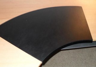 Protector escritorio curvo Ikea Gallant