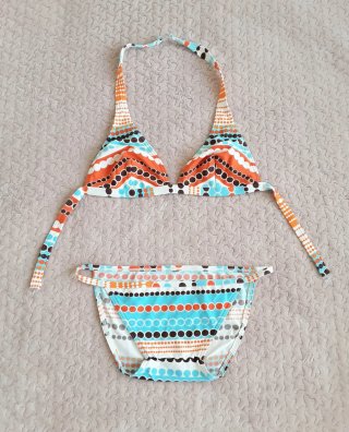 Bikini Punto Blanco Estampado