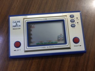 COMO NUEVA!!! Nintendo FIRE game & watch