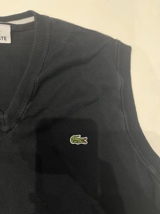 Jersey corto negro Lacoste - Talla S
