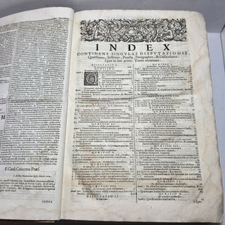 Grande Libro Antico 1693 Martini Bonacinae Opera
