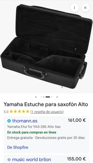 Valigia rigida per sassofono alto Yamaha YAS-62