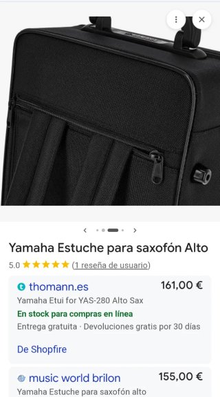 Valigia rigida per sassofono alto Yamaha YAS-62