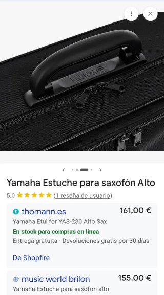 Valigia rigida per sassofono alto Yamaha YAS-62