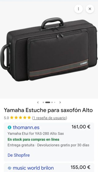 Valigia rigida per sassofono alto Yamaha YAS-62