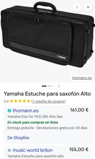 Valigia rigida per sassofono alto Yamaha YAS-62