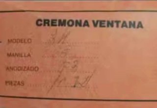 Falleba/Cremona Aluminio Latonado Izq