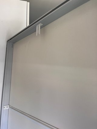 Espejo grande gris y transparente