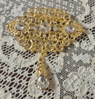 Conjunto Fallero Broche y Pendientes Oro
