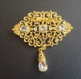 Conjunto Fallero Broche y Pendientes Oro