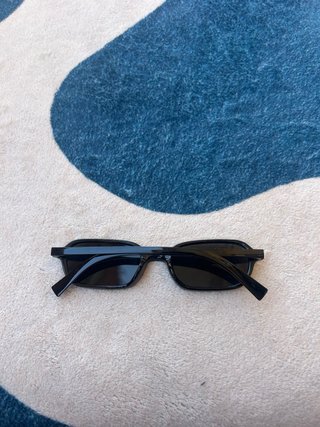 Set Occhiali da Sole Rettangolari Neri