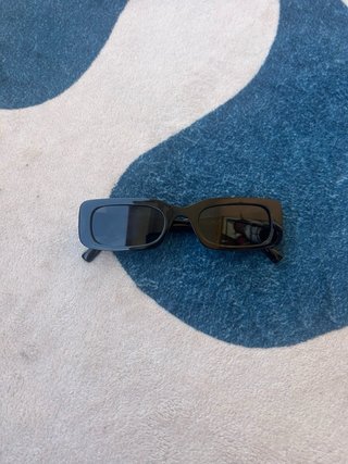 Set Occhiali da Sole Rettangolari Neri