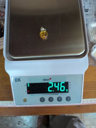 Colgante Círculo Plata y Ámbar
