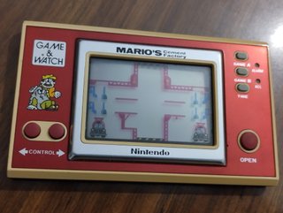 Nintendo MARIO'S CEMENT FACTORY game & watch