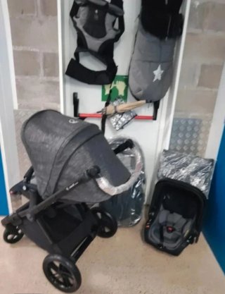 Carrito Bebé Jane Muum 4 piezas + Accesorios