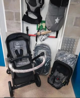 Carrito Bebé Jane Muum 4 piezas + Accesorios