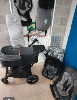 Carrito Bebé Jane Muum 4 piezas + Accesorios