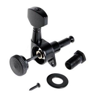 Clavijeros Guitarra Bloqueo negro o cromo 3RL O 6R