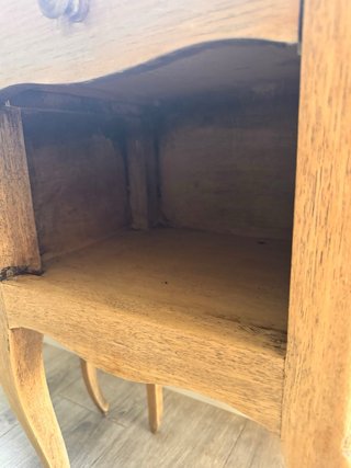 Pareja Mesitas Francesas Provenzales Madera
