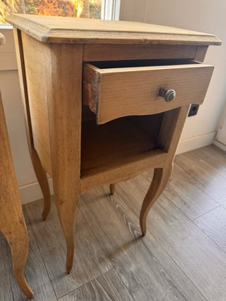 Pareja Mesitas Francesas Provenzales Madera