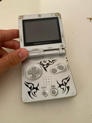 Game Boy Advance SP Plata Tribal