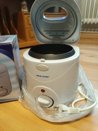 Freidora Eléctrica Blanca