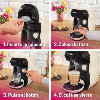 Bosch Tassimo Happy TAS107E cafetera beige