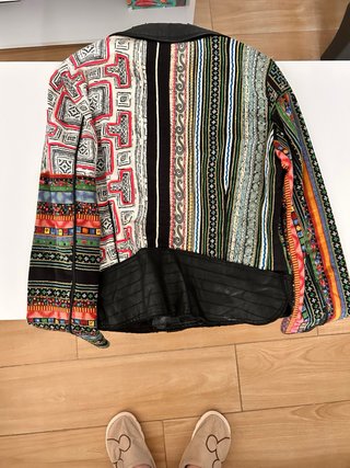 Chaqueta Desigual Negra Multicolor