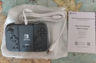Mando Hori Split Pad Compact Nintendo Switch Gris