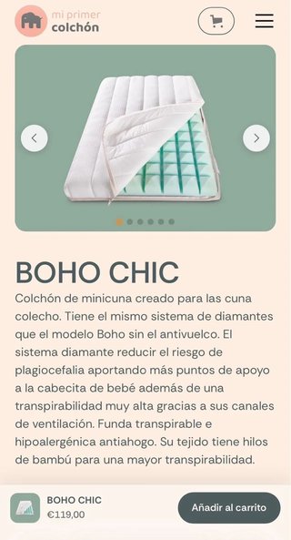 Colchón Minicuna Mi Primer Colchón