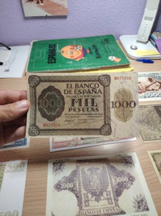 Lote Fascimiles 1000 y 500 Pesetas