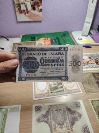 Lote Fascimiles 1000 y 500 Pesetas