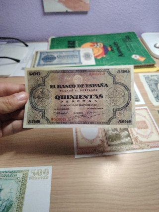 Lote Fascimiles 1000 y 500 Pesetas