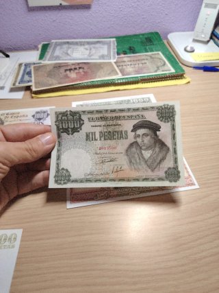 Lote Fascimiles 1000 y 500 Pesetas