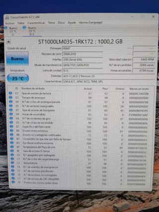 3 Discos Duros HDD 2.5 Samsung Seagate Toshiba