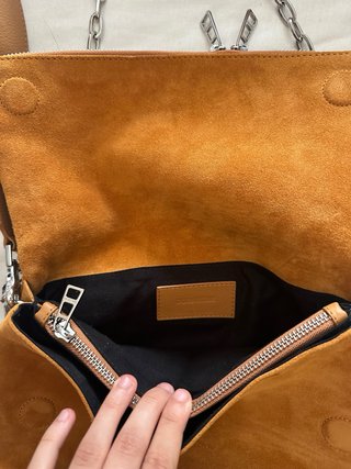 Bolso Zadig & Voltaire ante marrón