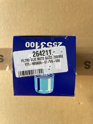 Filtro Olio UFI 2553100 Moto Guzzi 750/850