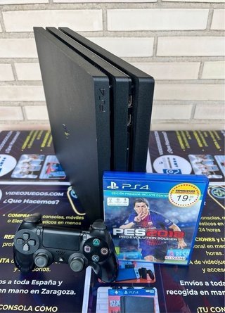 PS4 Pro 1TB Negra + PES 2018