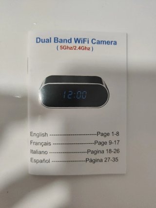 Despertador Cámara Espía WiFi