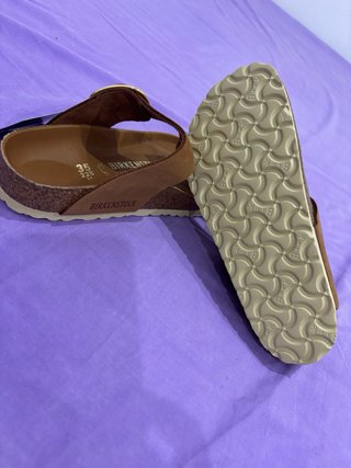 Birkenstock Marrón Hebilla Dorada