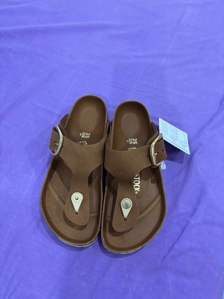 Birkenstock Marrón Hebilla Dorada