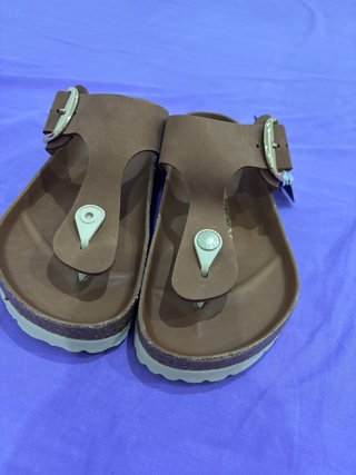 Birkenstock Marrón Hebilla Dorada