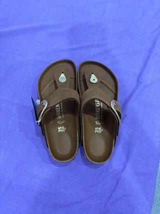 Birkenstock Marrón Hebilla Dorada