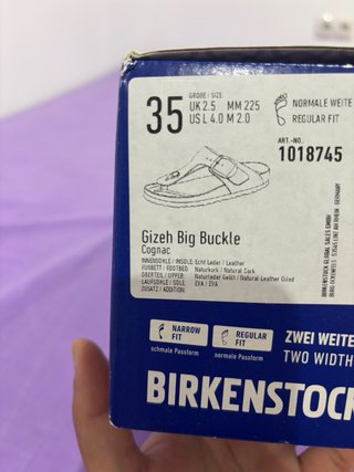 Birkenstock Marrón Hebilla Dorada