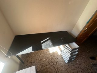 Scrivania IKEA 1.90cm + Alex Nero