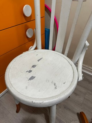 Silla vintage de madera